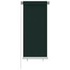 vidaXL Store roulant d'ext&eacute;rieur 65&nbsp;(l) x 140&nbsp;(H) cm HDPE vert fonc&eacute;