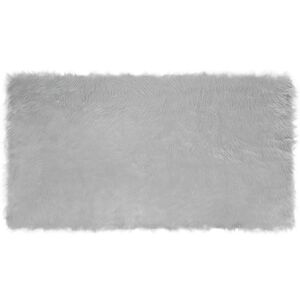 vidaXL Tapis en fausse Tafalla Gris 60 x 110 cm Polyester