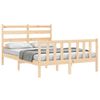vidaXL Cadre de lit sans matelas 140x190 cm bois de pin massif