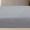 vidaXL Draps-housses Jersey 2 pcs Gris 100x200 cm Coton