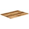 vidaXL Dessus de table bord vivant 110x80x2,5 cm bois de manguier brut
