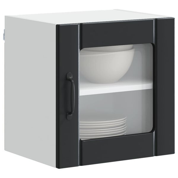 vidaXL Armoire de cuisine Noir 40 x 31 x 40 cm Bois d'ing&eacute;nierie