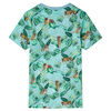 T-shirt pour enfants m&eacute;lange vert clair 140