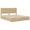 vidaXL Lit de Rangement Ch&ecirc;ne Sonoma 180 x 200 cm Bois d'ing&eacute;nierie