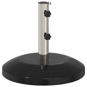 vidaXL Base de parasol pour poteau de 40 &agrave; 50 mm 26.75 kg Noir