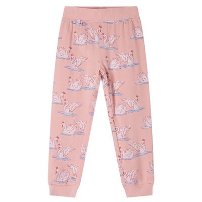 Pyjamas enfants à manches longues rose clair 128