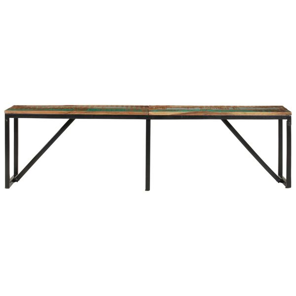 vidaXL Banc 160x35x46 cm Bois massif de récupération