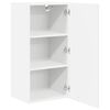 vidaXL Armoire suspendue Blanc 40 x 31 x 80 cm Bois d'ing&eacute;nierie