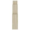 vidaXL Étagère murale cube Chêne sonoma 80x15x78,5cm Bois d’ingénierie