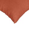 vidaXL Coussins de canapé 2 pcs Rouge orange 80 x 40 cm