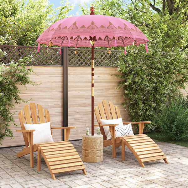 vidaXL Parasol balinais Rose 185 x 185 x 260 cm