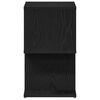 vidaXL Cabinet de chevet 2 pcs Ch&ecirc;ne noir 50 x 30 x 51,5 cm