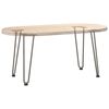 vidaXL Pieds en épingle à cheveux pour table basse 4 pièces Acier naturel 42 cm Acier massif