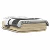 vidaXL Cadre de lit sans matelas ch&ecirc;ne sonoma 150x200 cm