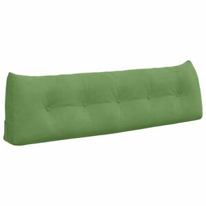 vidaXL Coussin de Dos Vert clair 160 x 24 x 50 cm Velours