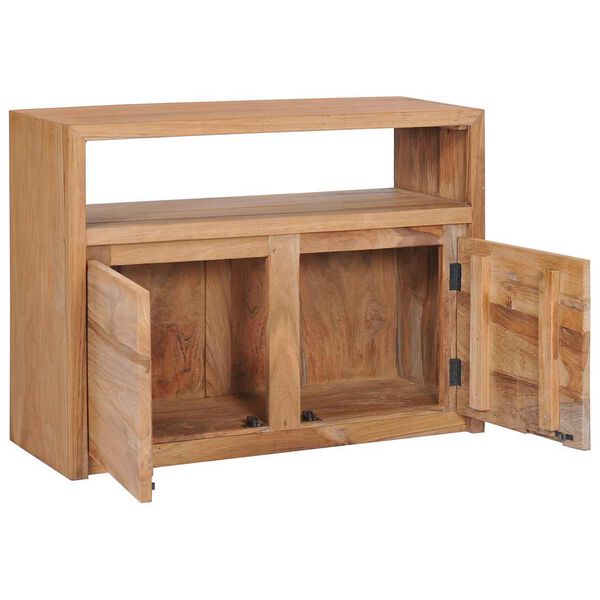 vidaXL Buffet 80x30x60 cm bois de teck massif