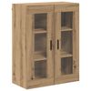 vidaXL Haut Armoire 2 pcs Ch&ecirc;ne artisanal Bois d'ing&eacute;nierie