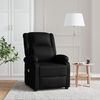 vidaXL Fauteuil de massage Noir Similicuir