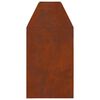 vidaXL Braise Marron 50 x 50 x 100 cm Acier patin&eacute;