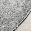 vidaXL Tapis shaggy PAMPLONA poils longs moderne gris Ø 120 cm