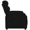 vidaXL Fauteuil inclinable noir velours