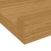 vidaXL &Eacute;tag&egrave;re Murale 2 pcs Beige 80 x 9 x 3 cm Bois d'ing&eacute;nierie