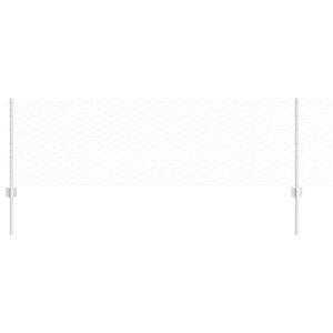 vidaXL Cl&ocirc;ture hexagonale avec poteau 10 x 0,6 m Acier galvanis&eacute;
