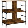 vidaXL Biblioth&egrave;que ch&ecirc;ne fum&eacute; 78,5x33x82 cm bois d'ing&eacute;nierie