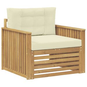 vidaXL Canap&eacute; d&rsquo;ext&eacute;rieur Polyester Blanc