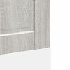 vidaXL Panneau de lave-vaisselle Porto sonoma gris 60x1,5x67 cm