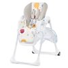 Kinderkraft Chaise haute pour b&eacute;b&eacute; YUMMY Multicolore