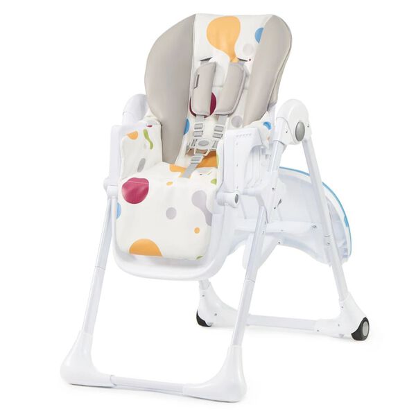 Kinderkraft Chaise haute pour b&eacute;b&eacute; YUMMY Multicolore