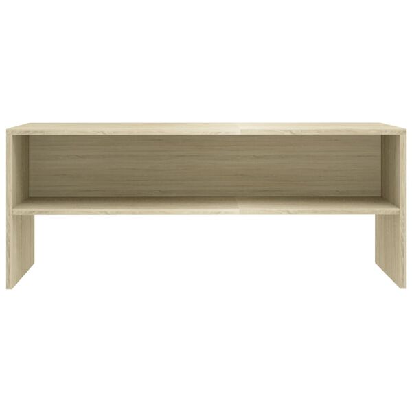 vidaXL Meuble TV Chêne sonoma 100x40x40 cm Bois d'ingénierie
