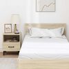 vidaXL Matelas Blanc 120 x 200 cm Tissu jacquard