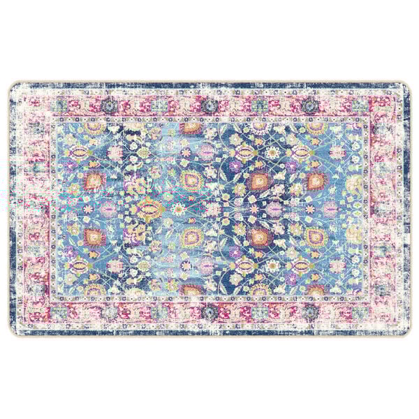 vidaXL Tapis lavable multicolore 190x300 cm antid&eacute;rapant