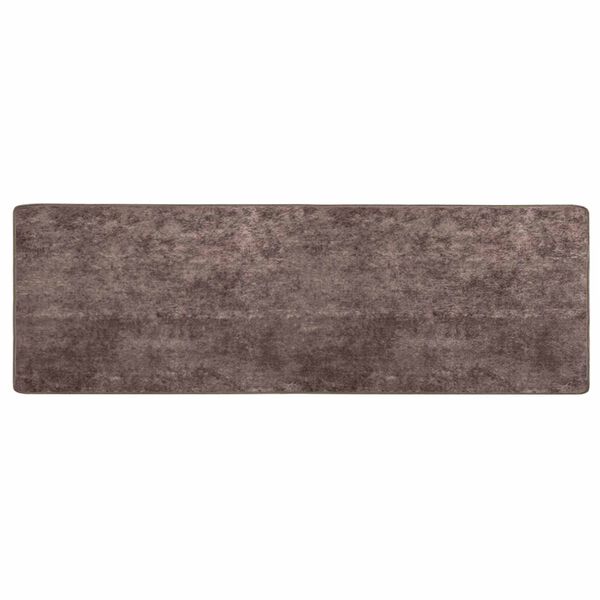 vidaXL Coureur de Tapis MARSA Gris 300 x 100 cm Polyester et PVC