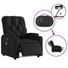 vidaXL Fauteuil de massage inclinable &eacute;lectrique noir similicuir