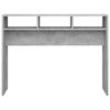 vidaXL Table console gris béton 105x30x80 cm bois d'ingénierie