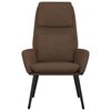 vidaXL Chaise de relaxation Marron Tissu