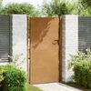 vidaXL Portail de jardin 100x175 cm en acier Corten