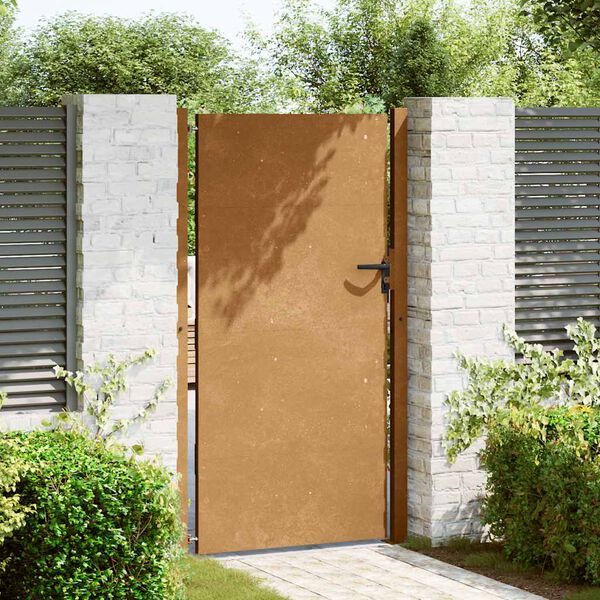vidaXL Portail de jardin 100x175 cm en acier Corten