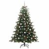 vidaXL Sapin de No&euml;l artificiel Vert 180 cm PVC, m&eacute;tal et plastique
