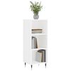 vidaXL Buffet blanc 34,5x32,5x90 cm bois d'ing&eacute;nierie