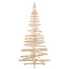 vidaXL Arbres de Noël avec support Naturel 210 cm Bois massif en pin