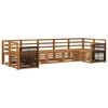 vidaXL Ensemble de canap&eacute;s d'ext&eacute;rieur 6 pc Naturel