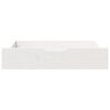 vidaXL Tiroirs sous le lit 2 pcs blanc 85x55x17 cm bois de pin massif