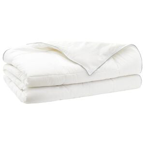 vidaXL Couette 152x203 cm &Eacute;t&eacute; 200 GSM Laine australienne Blanc