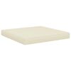vidaXL Coussins de canap&eacute; palette lot de 3 Cr&egrave;me Tissu