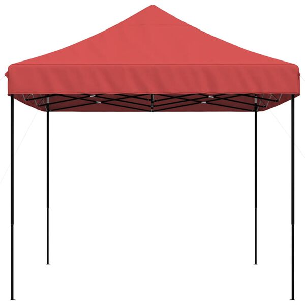 vidaXL Tente de r&eacute;ception pliable escamotable bordeaux 440x292x315 cm