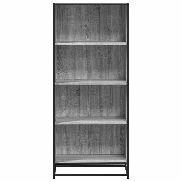 vidaXL Bibliothèque sonoma gris 60x35x139 cm bois d'ingénierie
